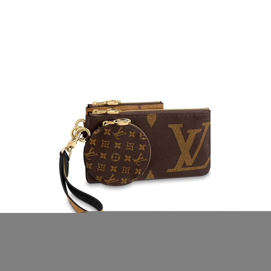 l**is V*t*n trio pouch m68756 (19.5*11.5*3cm)