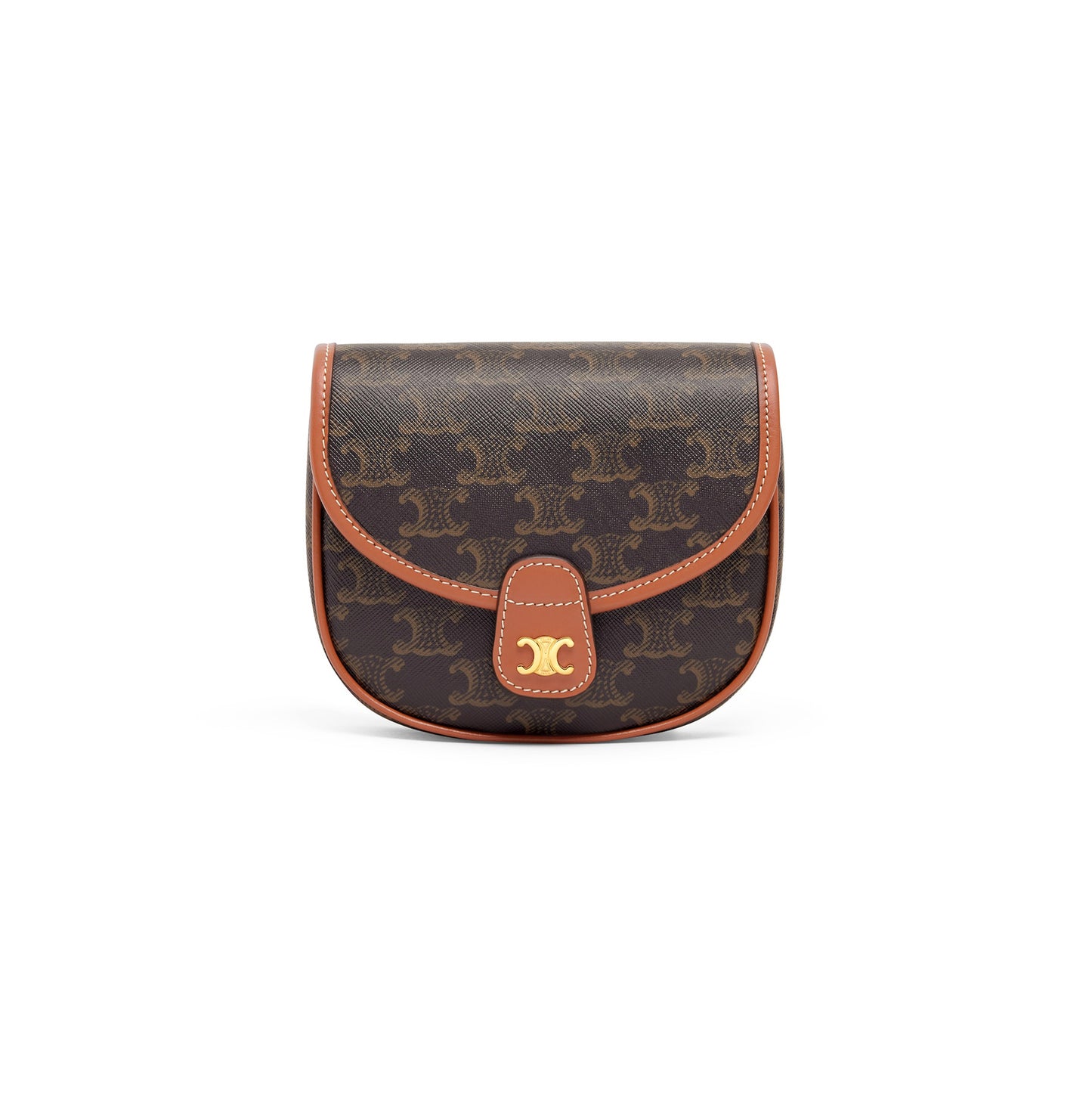 Ce**e mini besace in triomphe canvas and calfskin 196702bzj.04lu (15*11*4cm)