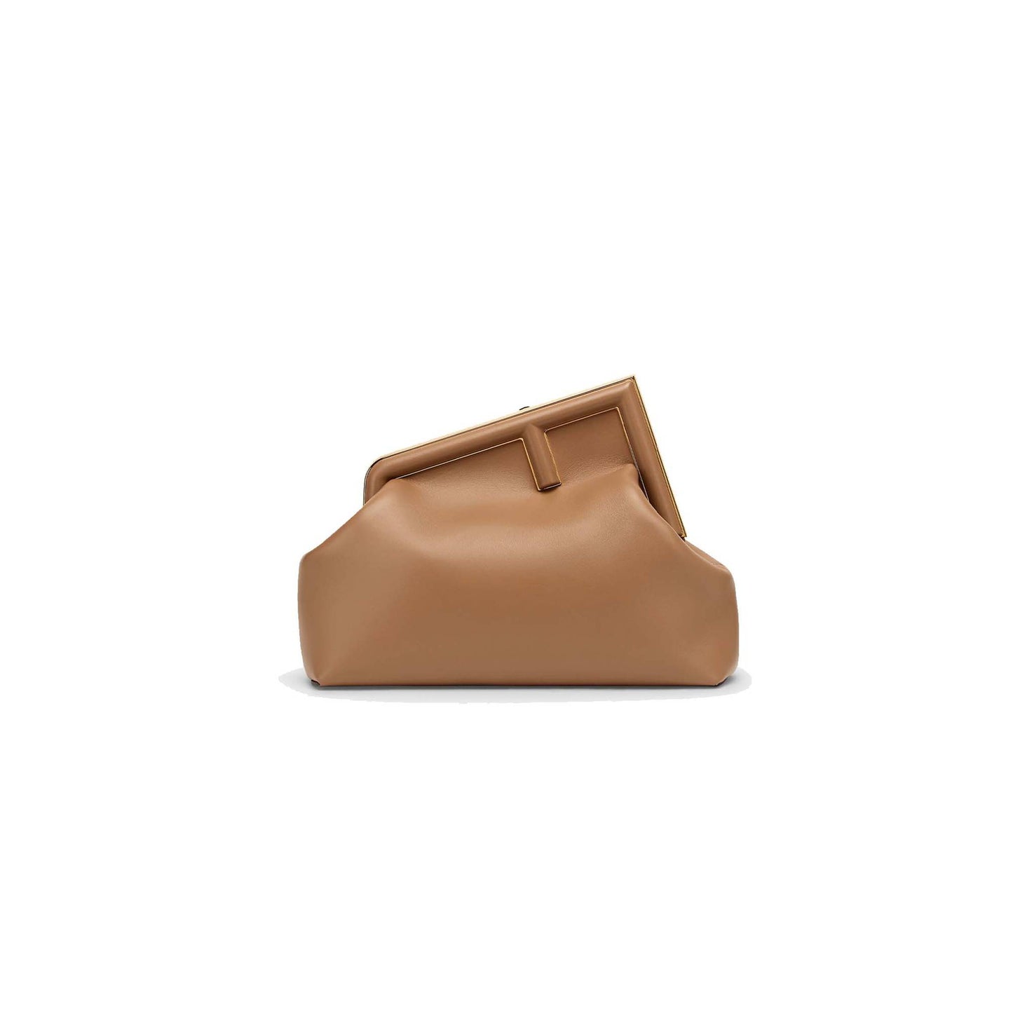 F**di first medium - beige leather bag 8bp127abvef11wp (32.5*23.5*15cm)