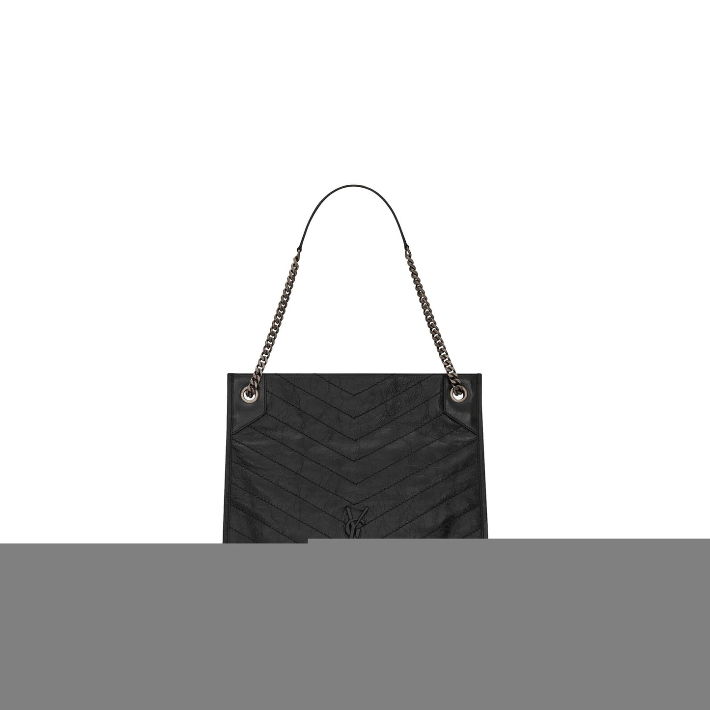 Y*L niki medium shopping bag in crinkled vintage leather 5779990en041000 (33*27*11.5cm)