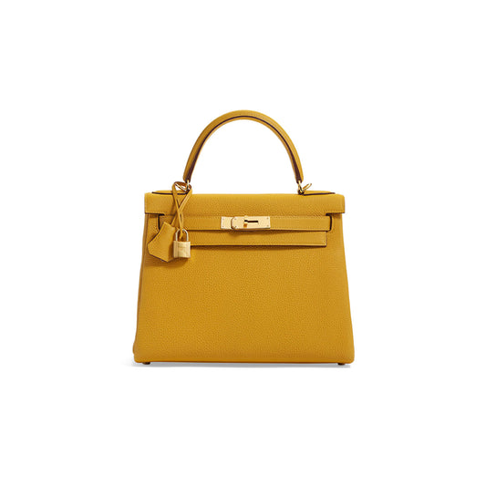 H**mes master leather kelly 25 togo with gold hardware (25*17*7cm)