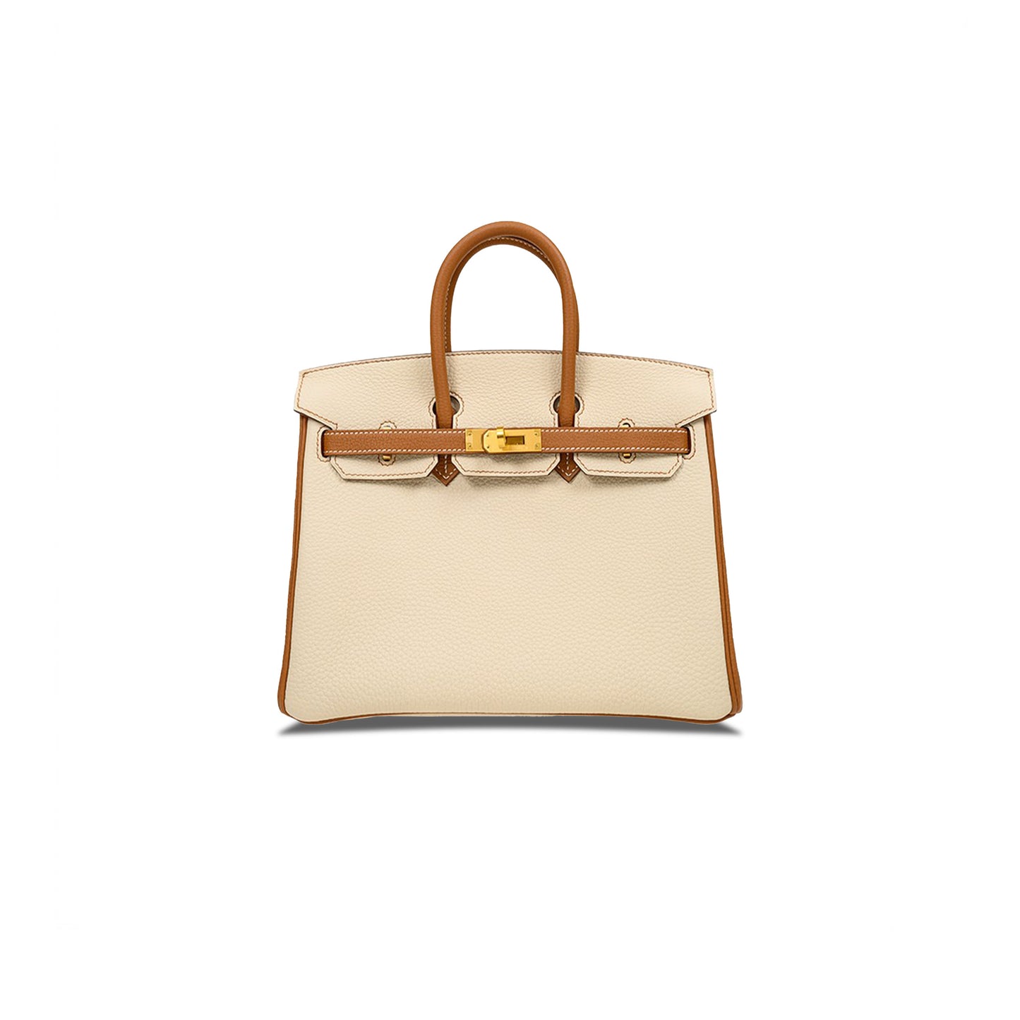 h**mes birkin 30 epsom sellier milkshake white G01den brown gold buckle bag h028368ck3z (30*23*15cm)
