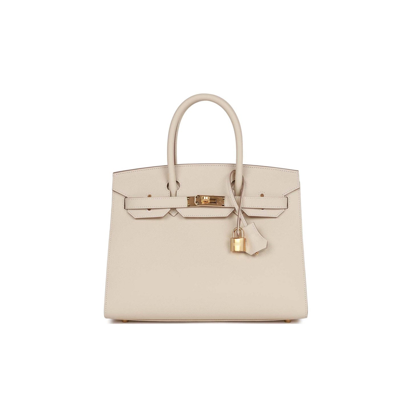 H**mes birkin sellier 30 craie epsom gold hardware 39873599111262 (30cm)