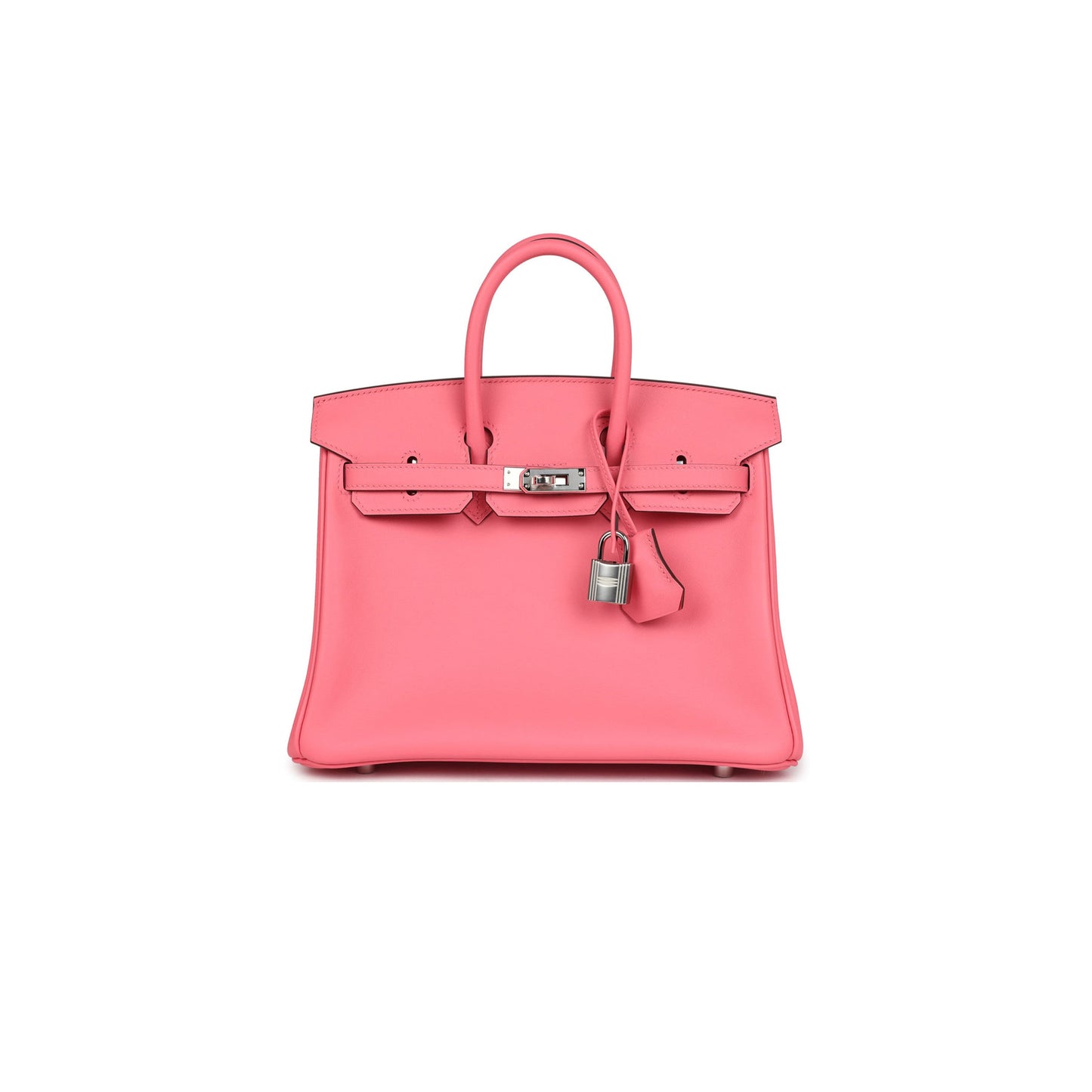 H**me5 birkin 25 rose azalee swift palladium hardware (25*20*13cm)