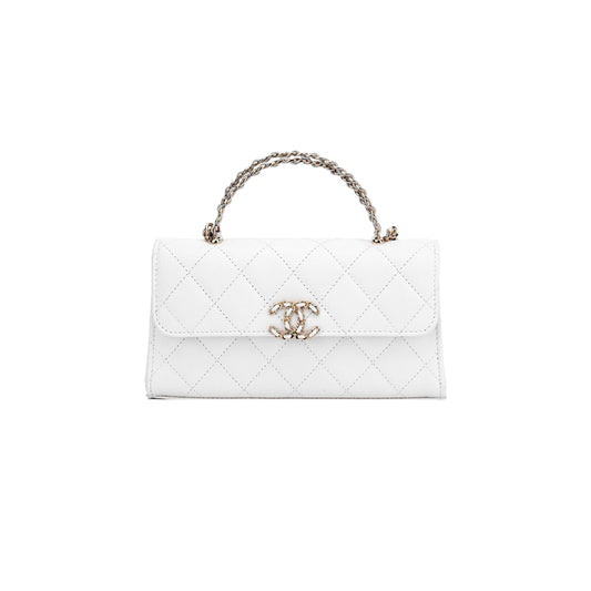 ch*el Di*m*nd chain flap bag ap3238 (18*10*4.5cm)