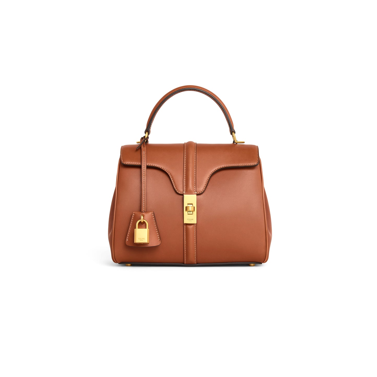 Ce**e small 16 bag in satinated calfskin 188003bf9.03tn (23*19*10.5cm)