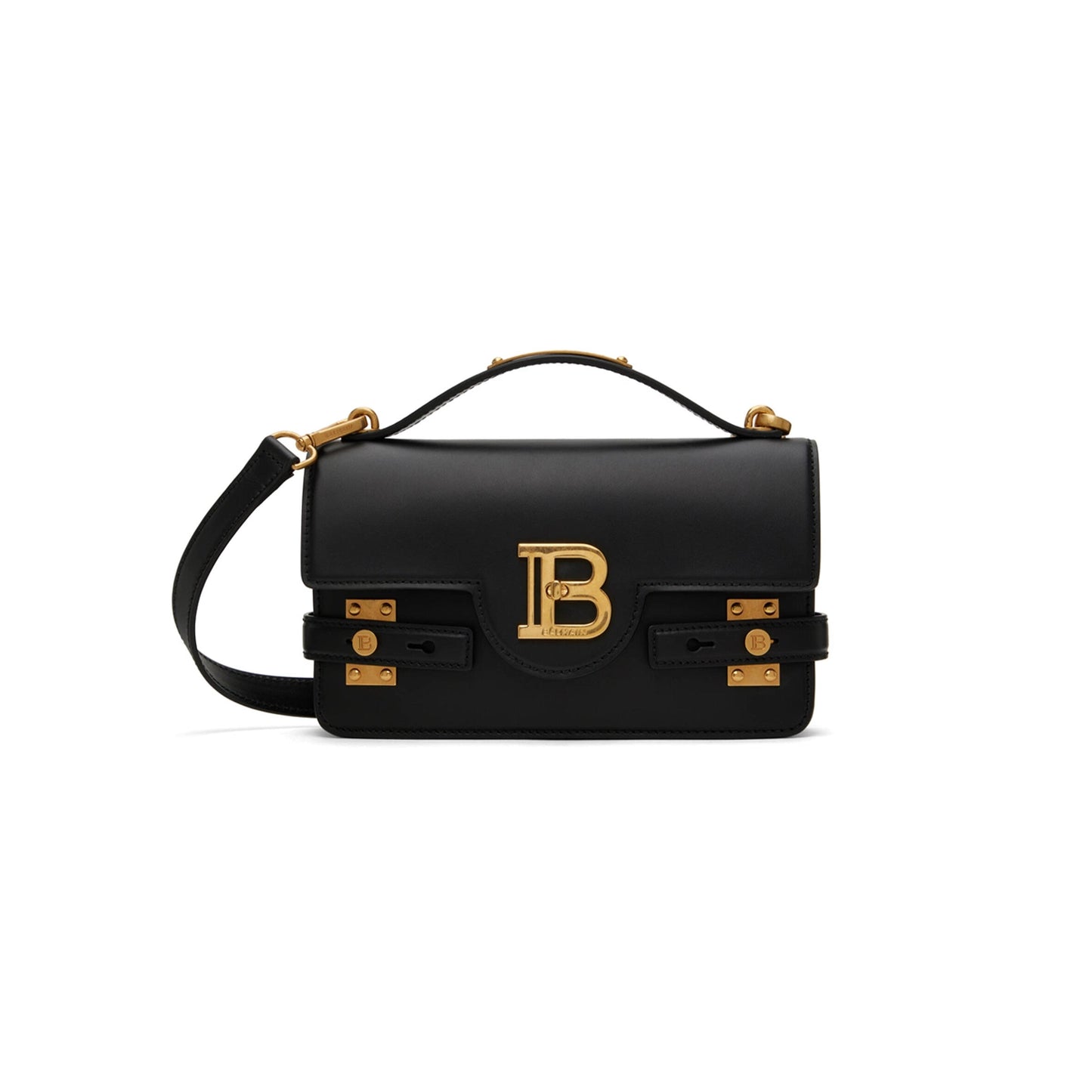 BALMAIN BLACK B-BUZZ 24 BAG EN0DA828LPIS0P (24*14*7.5cm)