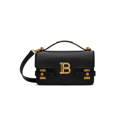 BALMAIN BLACK B-BUZZ 24 BAG EN0DA828LPIS0P (24*14*7.5cm)