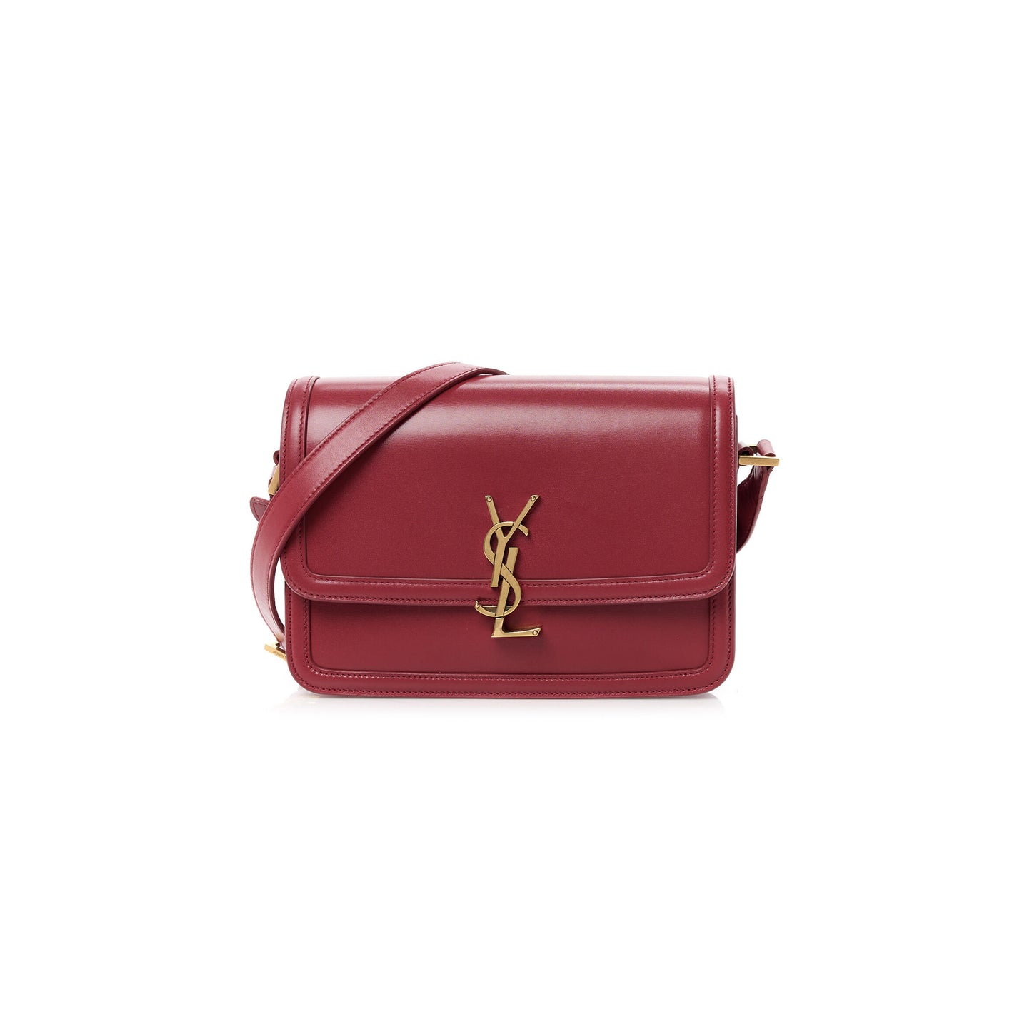 y*l solferino medium satchel in box Sa**t Lau*nt 6343050sx0w6008 (23*16*6cm)