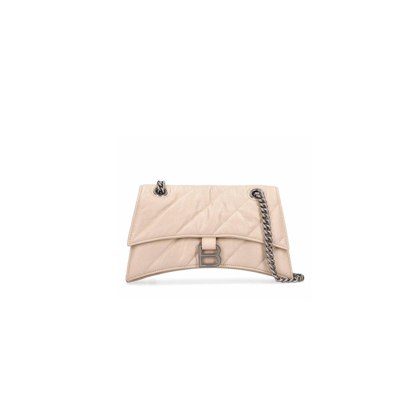 Ba1en*iaga women''s crush chain bag in small apricot 716351210j03709 (24.9*15*7.9cm)