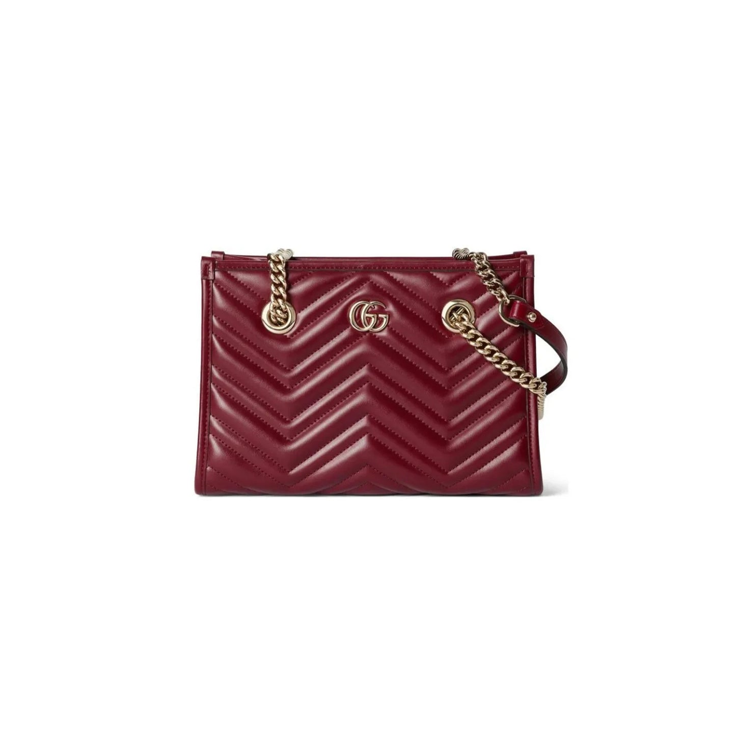 G*u*i gg marmont leather tote bag 779727 (26.5*18.5*12.5cm)