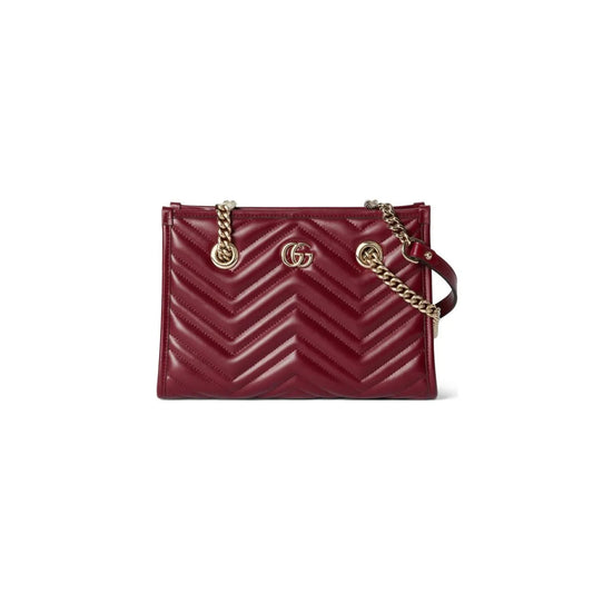 G*u*i gg marmont leather tote bag 779727 (26.5*18.5*12.5cm)