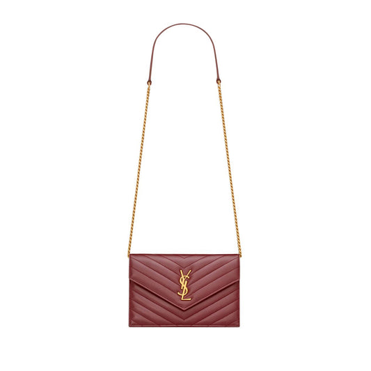 Y*L cassandre envelope chain wallet in lambskin 742920aaa446592 (19*12.5*3.5cm)
