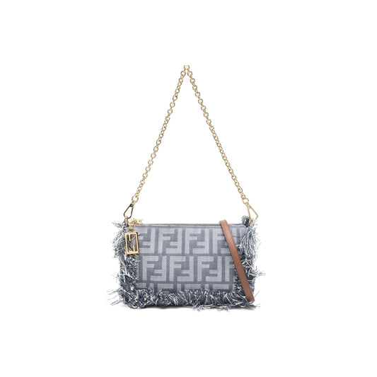 F**di baguette pouch fabric ff (20*10*5cm)