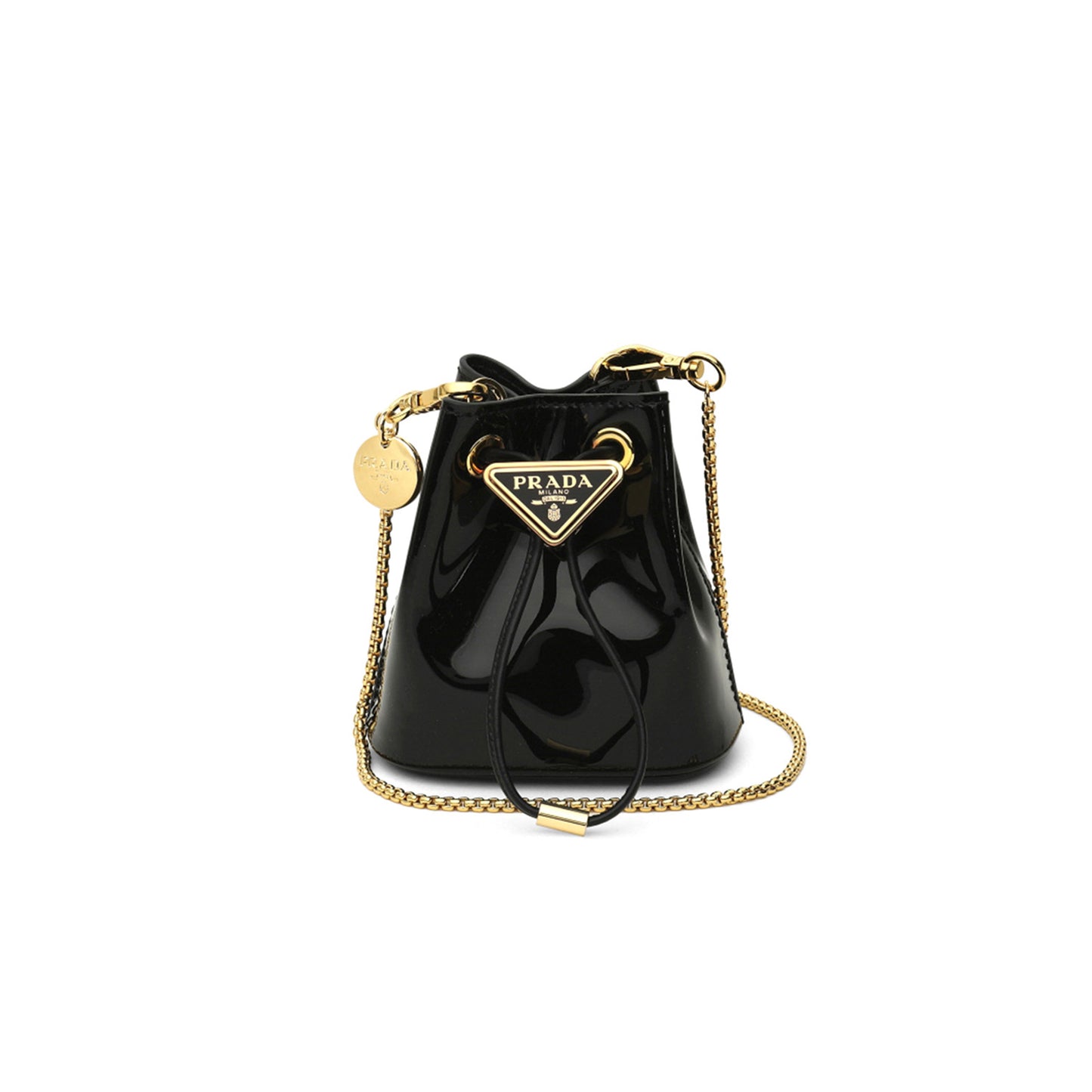 Pra*a leather mini-pouch 1nr016 (9.5*9*6cm)