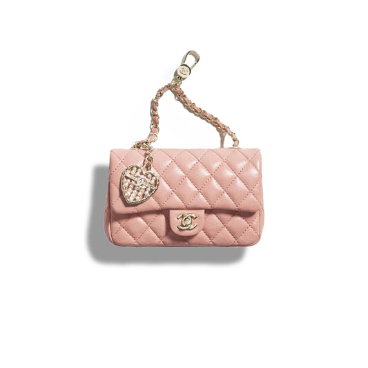Ch*el classic mini bag with hook ap4760 (12*8*5cm)