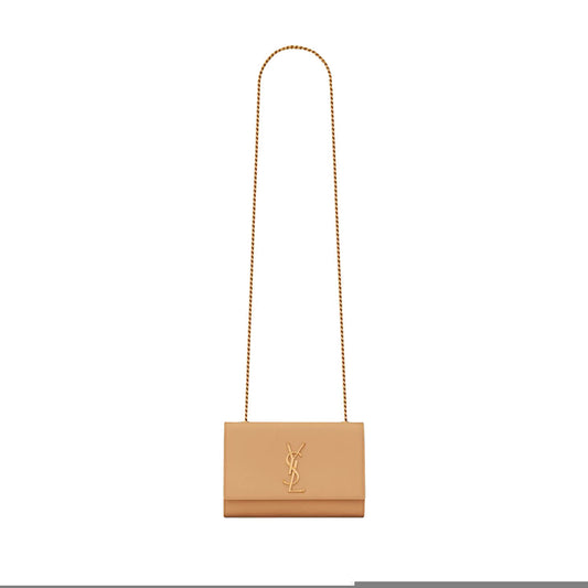 Y*L kate small chain bag in grain de poudre embossed leather 469390bow0w7019 (20*12.5*5cm)