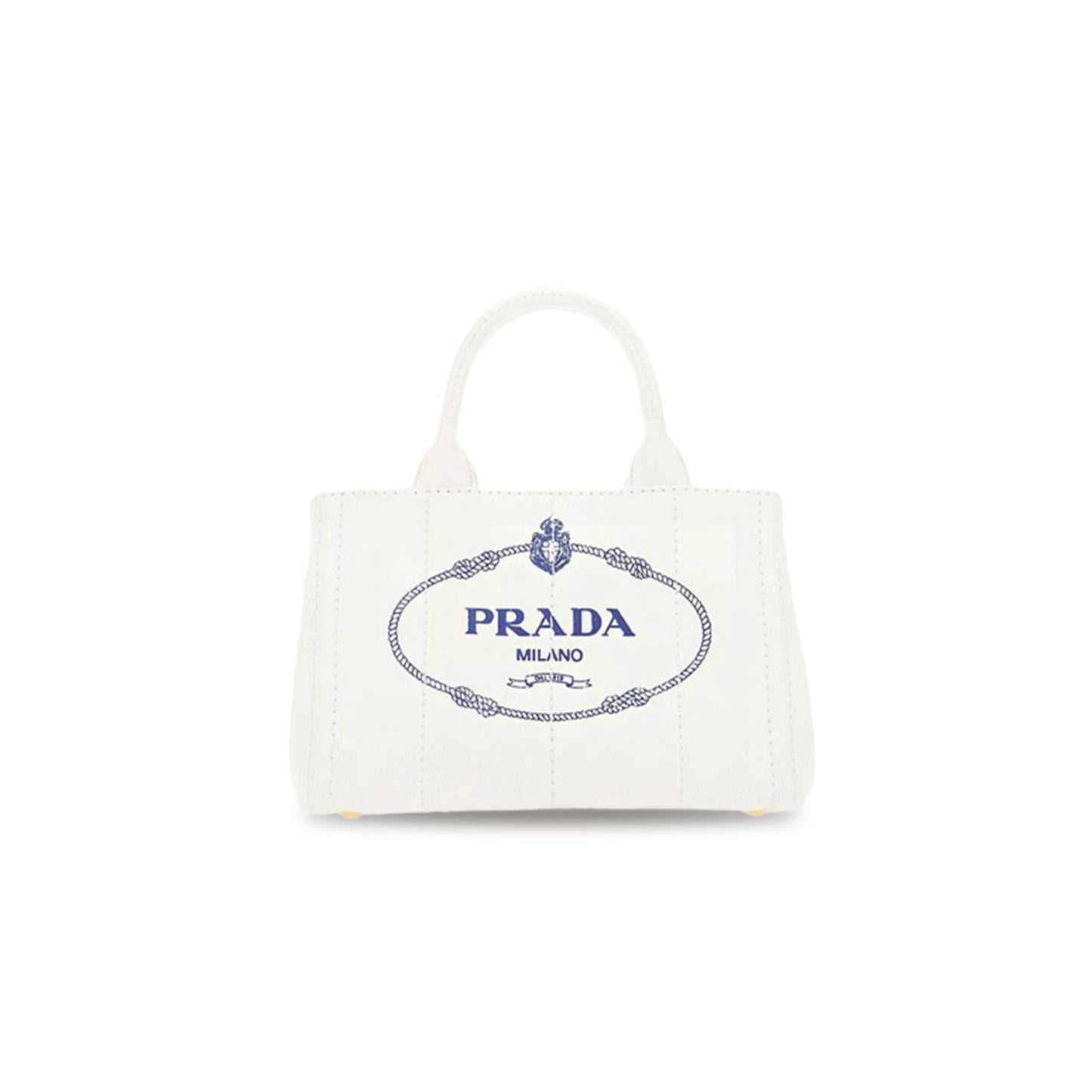 Pra*a denim white denim hand bag shoulder bag 1bg439 (28*20*15cm)