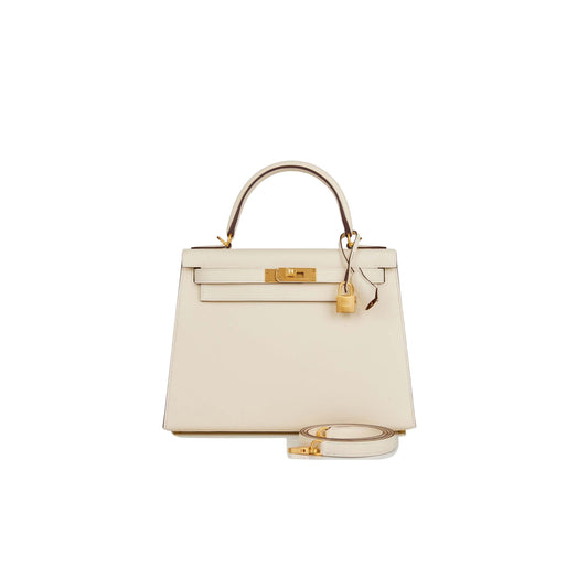 H**mes special order (hss) kelly sellier 28 nata verso epsom brushed gold hardware (28*22*10cm)