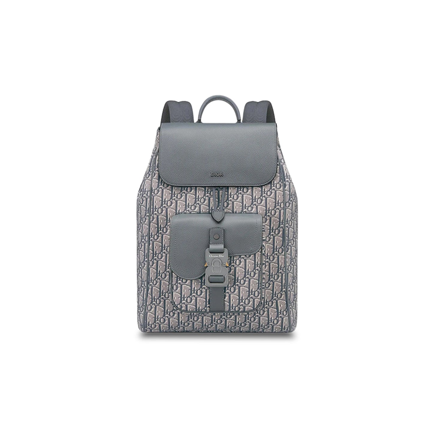 D*or oblique grained nuff leather backpack 1adba200yks_h12e (40*26.5*15cm)