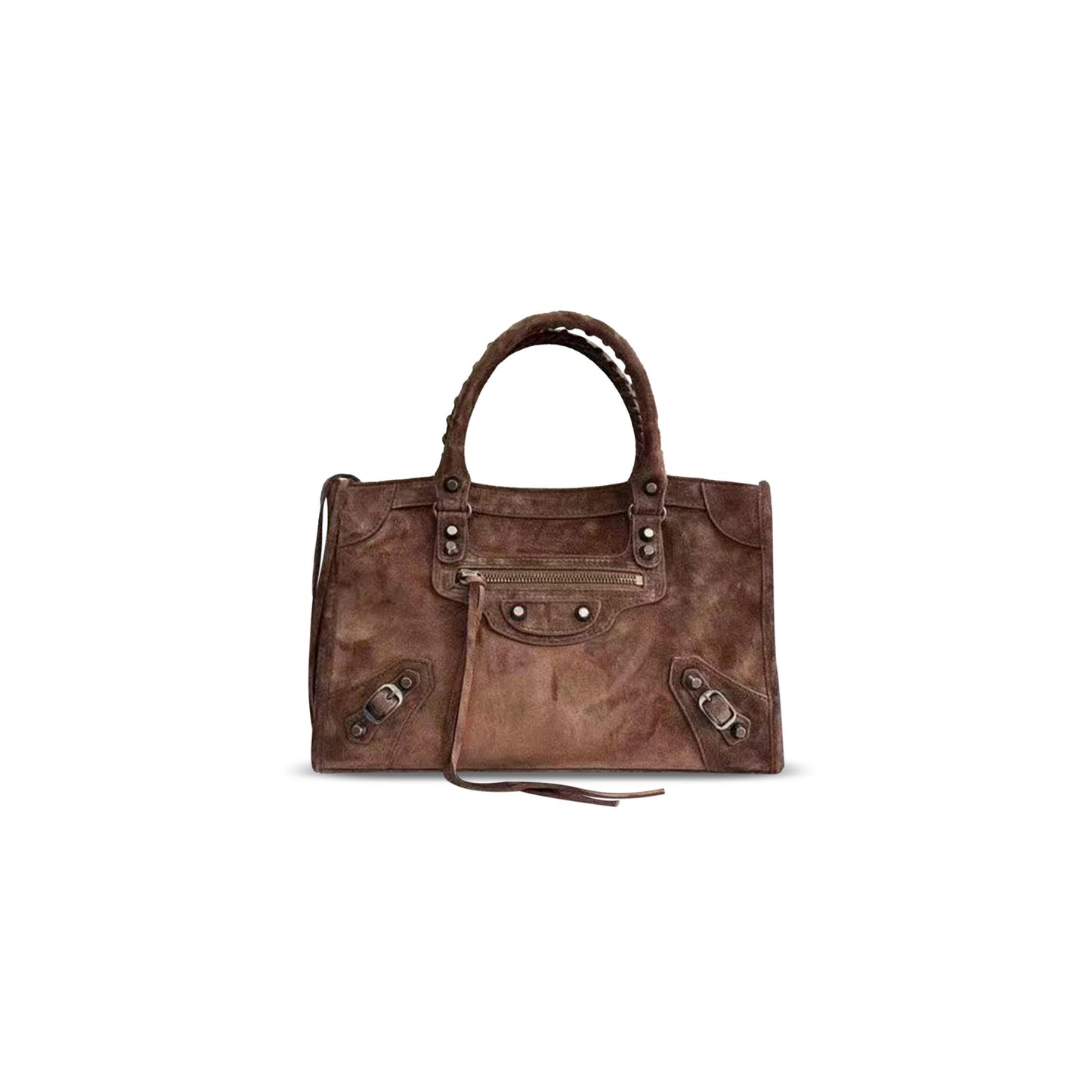 Ba1en*iaga women''s le city bag small in light espresso 811442 (30*19*10cm)