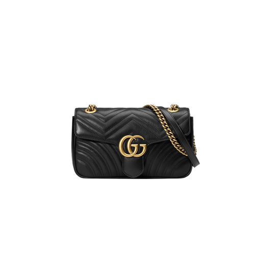 G*u*i  marmont small matelasse shoulder bag 443497 (26*14*7cm)
