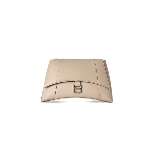 Ba*len*cia*ga down town shoulder bag in apricot 7364732afbz7000 (30*17.3*9.9cm)