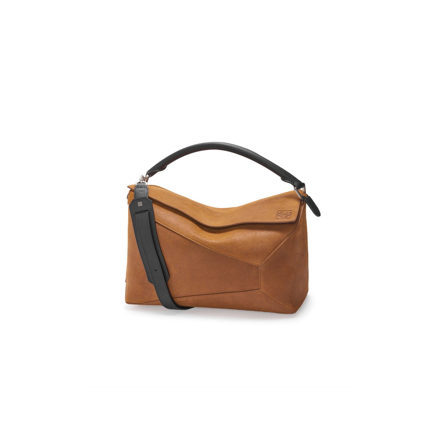 l*ew* large puzzle bag in pressed suede b510p00x03 (33*21.5*14.7cm)