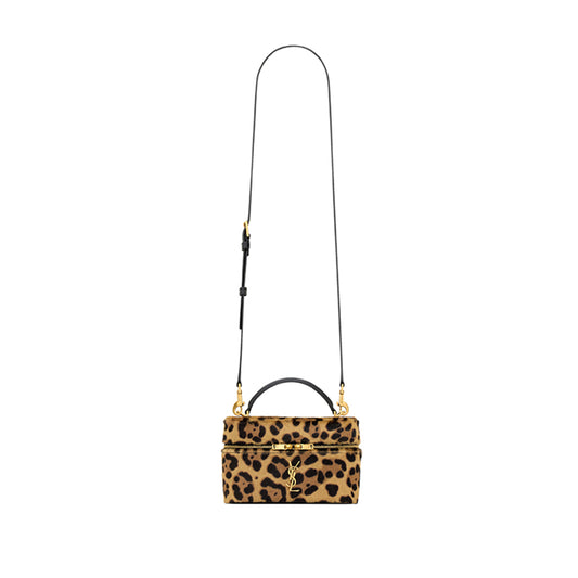 Y*L gaby horsehair-effect leather cosmetic bag 798098aae6t2490 (18*11*6.5cm)