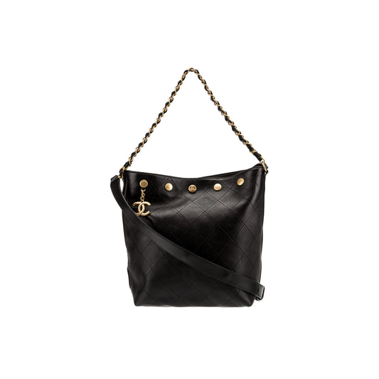 Ch*el 25p rivet bucket bag as5406 (31*28*15cm)