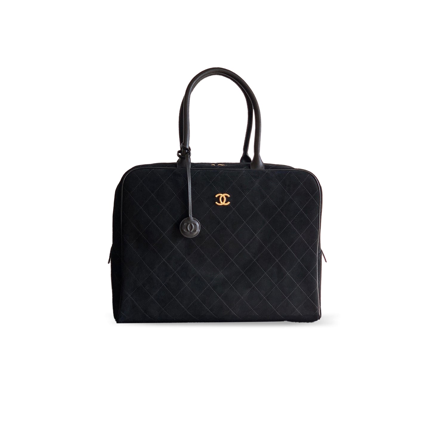 Ch**el 26c boston new tote bag black (44*26*15cm)