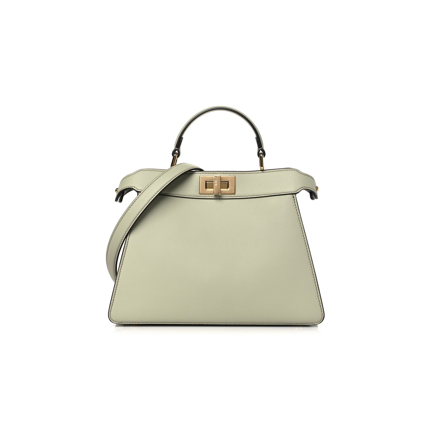 F**di peekaboo i see u satchel green tea (20*15*11cm)