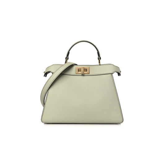 F**di peekaboo i see u satchel green tea (20*15*11cm)