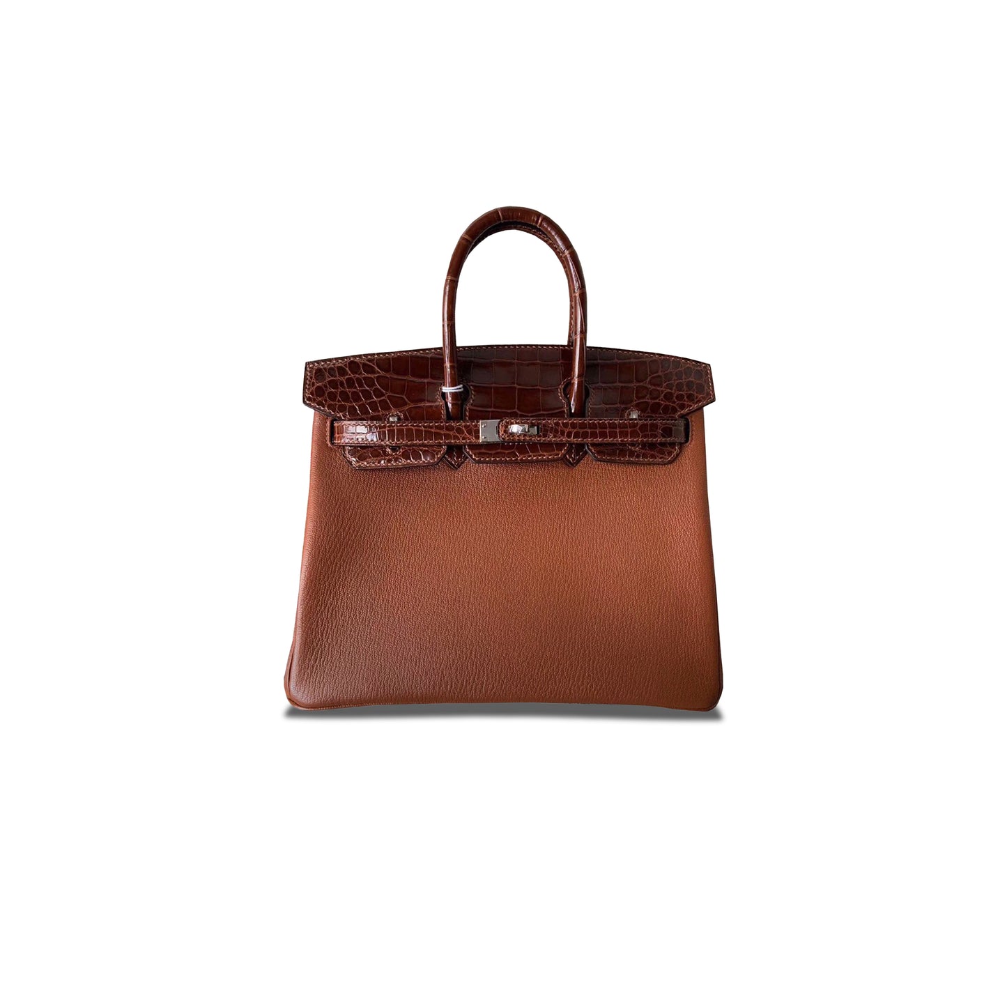 h**mes master birkin 30 touch togo G01den brown with glossy crocodile and gold buckle bag bk30tuaachess (30*22*16cm)