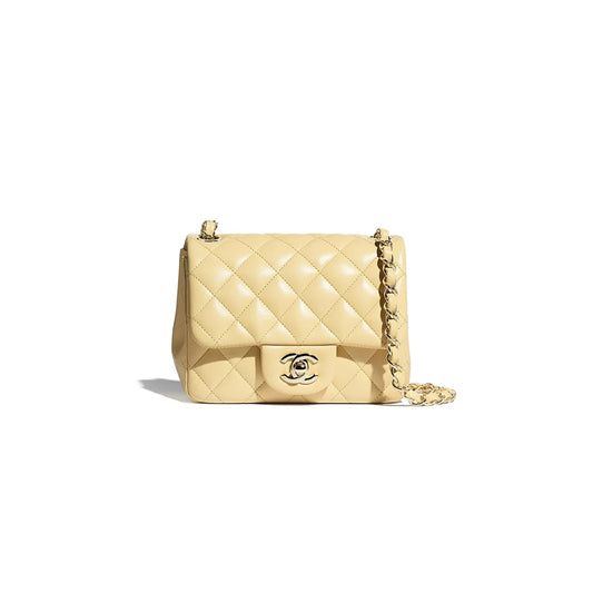 Ch*el classic flap cf lambskin shoulder bag crossbody bag a35200 (17*13.5*8cm)