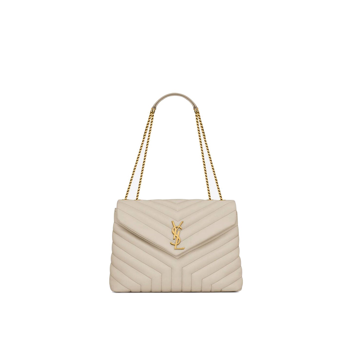 Y*L loulou medium chain bag in quilted leather 574946dv7279207 (32*22*12cm)
