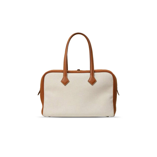 H**me5 victoria 35 veau buffalo skipper boston bag women brown 4359645 (35*23*16cm)