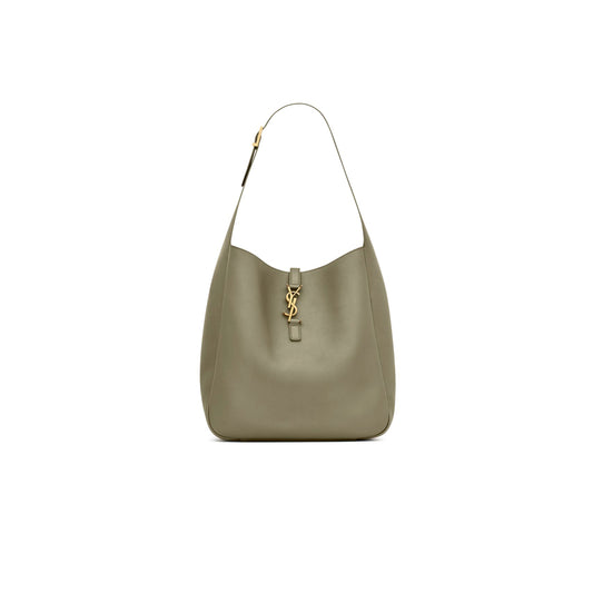 y*l le 5 À 7 S*pple large in grained leather 753837aaauq3798 (30*31*13cm)