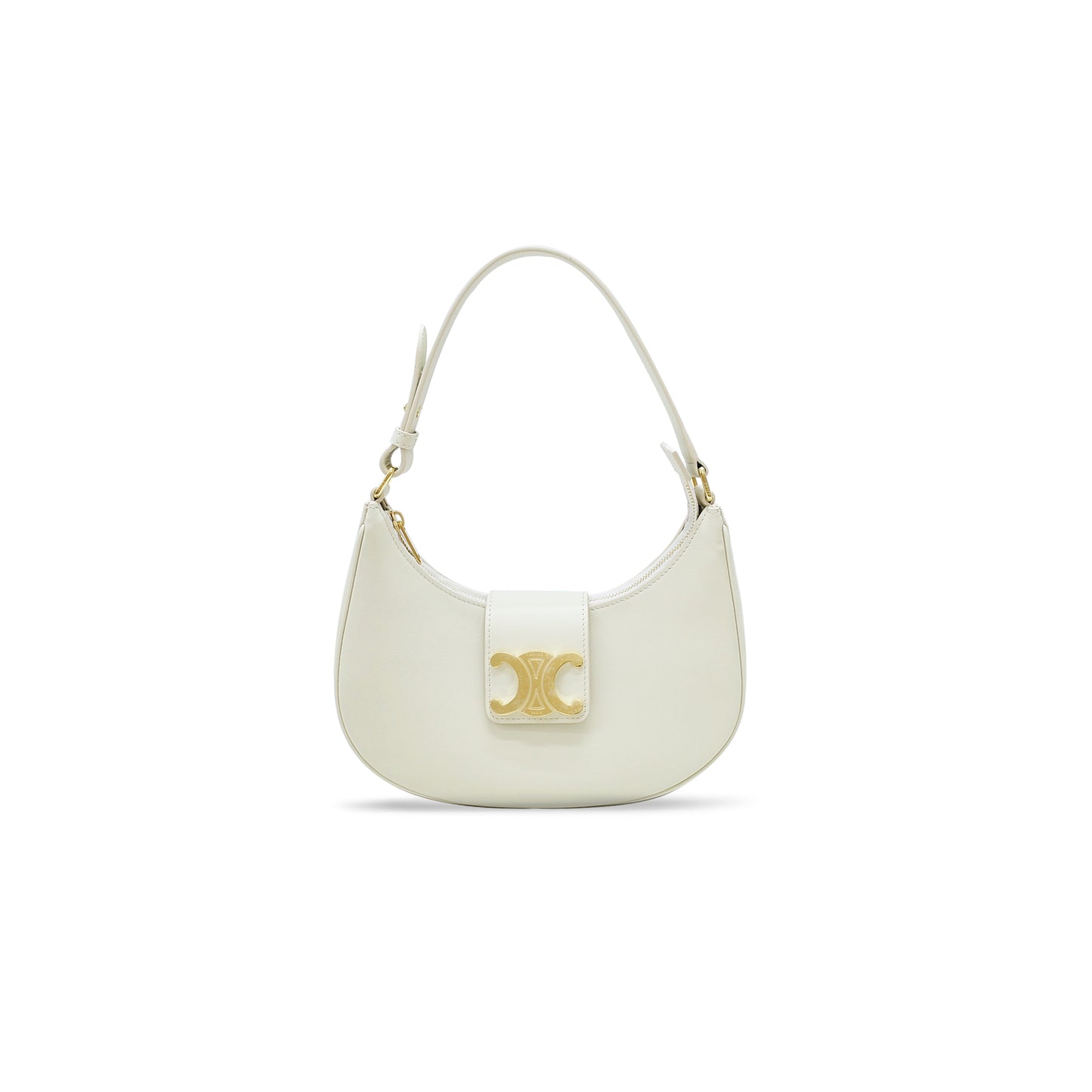 Ce**e medium ava triomphe bag in triomphe cowhide 114492bzj.04la (23*13.5*6cm)