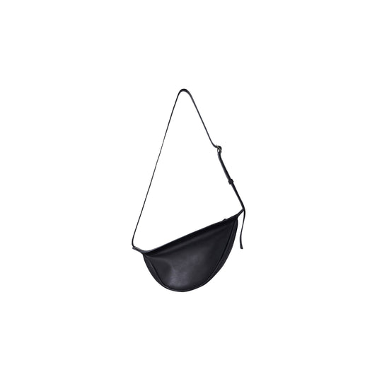 T*e R*w small slouchy banana bag in leather black w1197l52blpl (35*18*12cm)