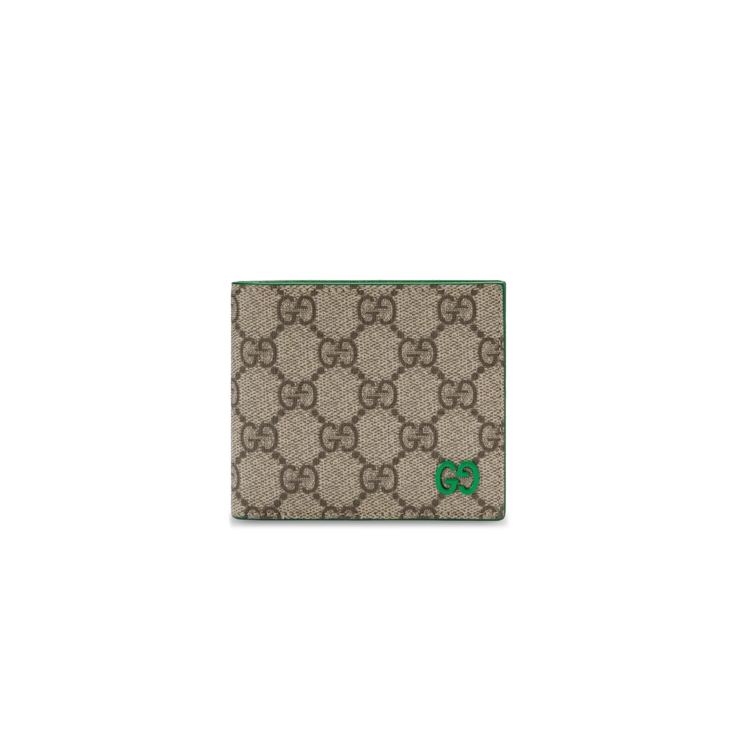 Gvc*1 green interior gg bi-fold wallet 768243 (21*9cm)