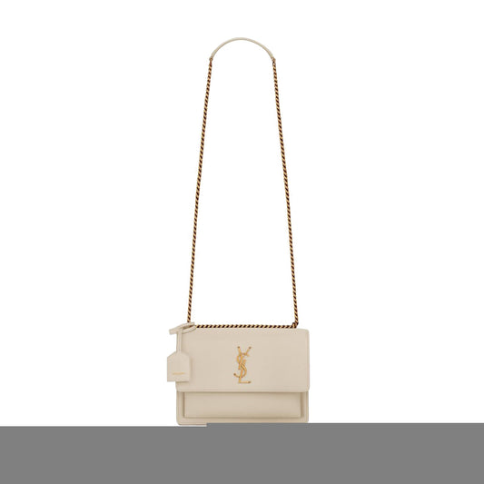 Y*L sunset medium chain bag in smooth leather 442906d420w9207 (22*16*6.5cm)