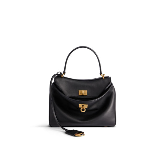 Ba*len*cia*ga rodeo mini tote gold hardware (22.8*9.9*8.3cm)