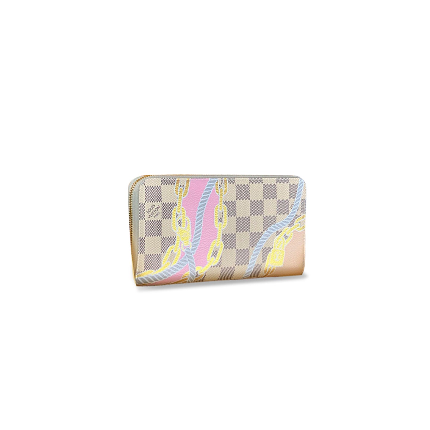 l0*is V*t0n damier azur nautical zippy wallet n40480 (19*10cm)
