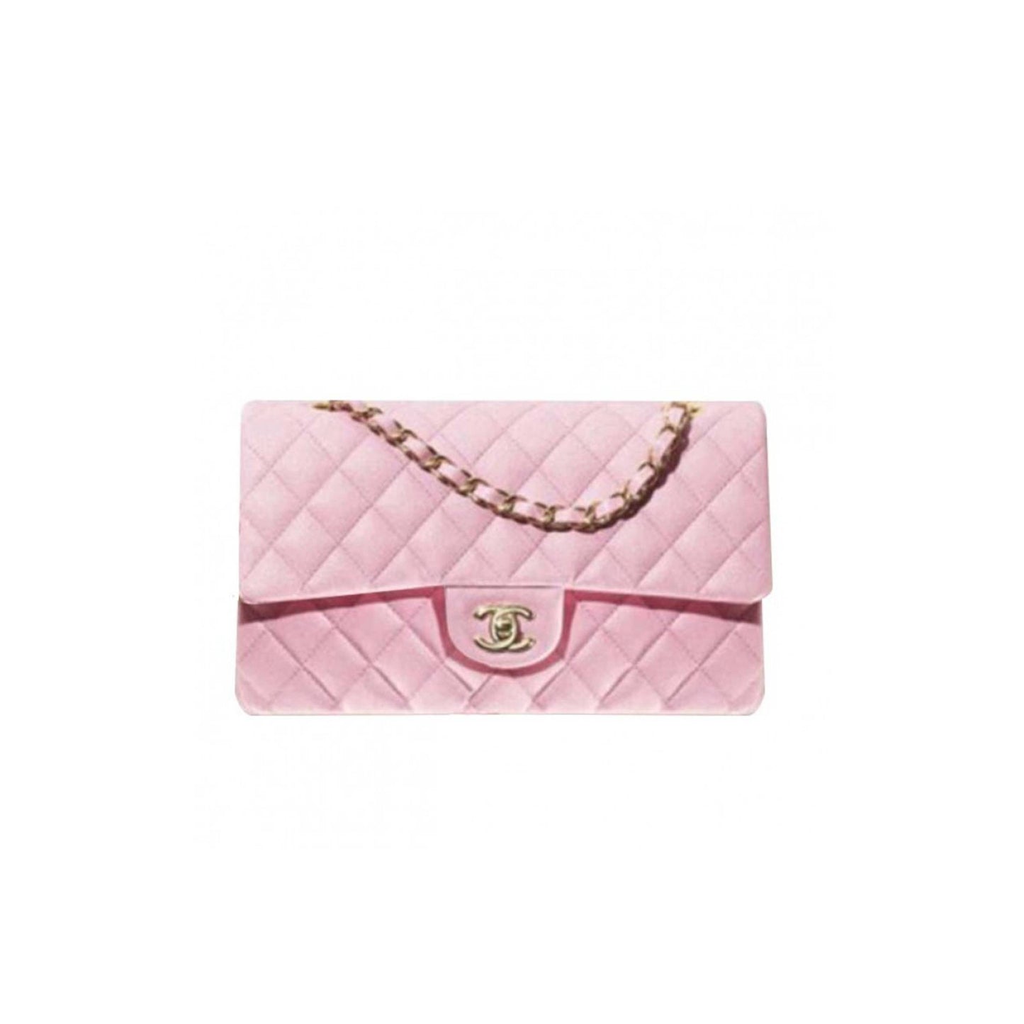 Ch*el classic bag gold hardware a01112 y33352 nh622 (25.5*15.5*6.5cm)
