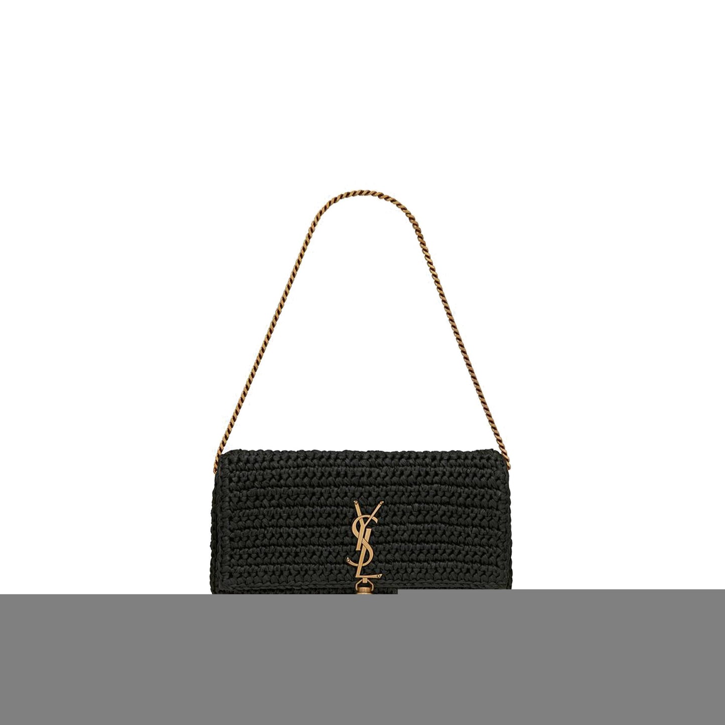 Y*L kate 99 chain bag with tassel in raffia 604276gg66w1000 (48*36*16cm)