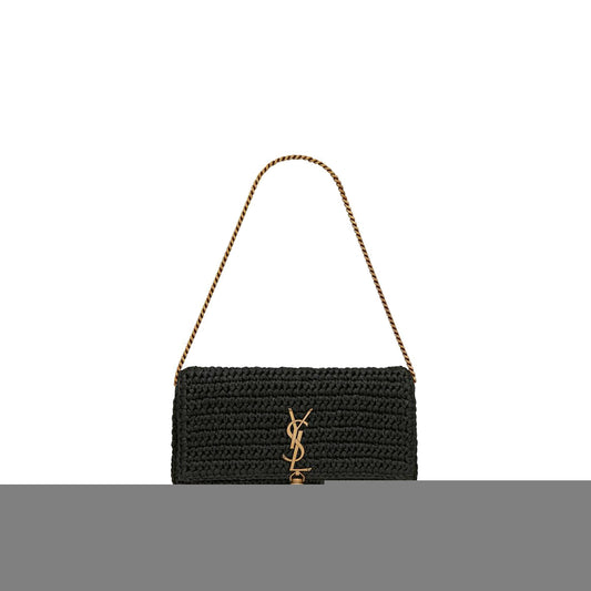 Y*L kate 99 chain bag with tassel in raffia 604276gg66w1000 (48*36*16cm)