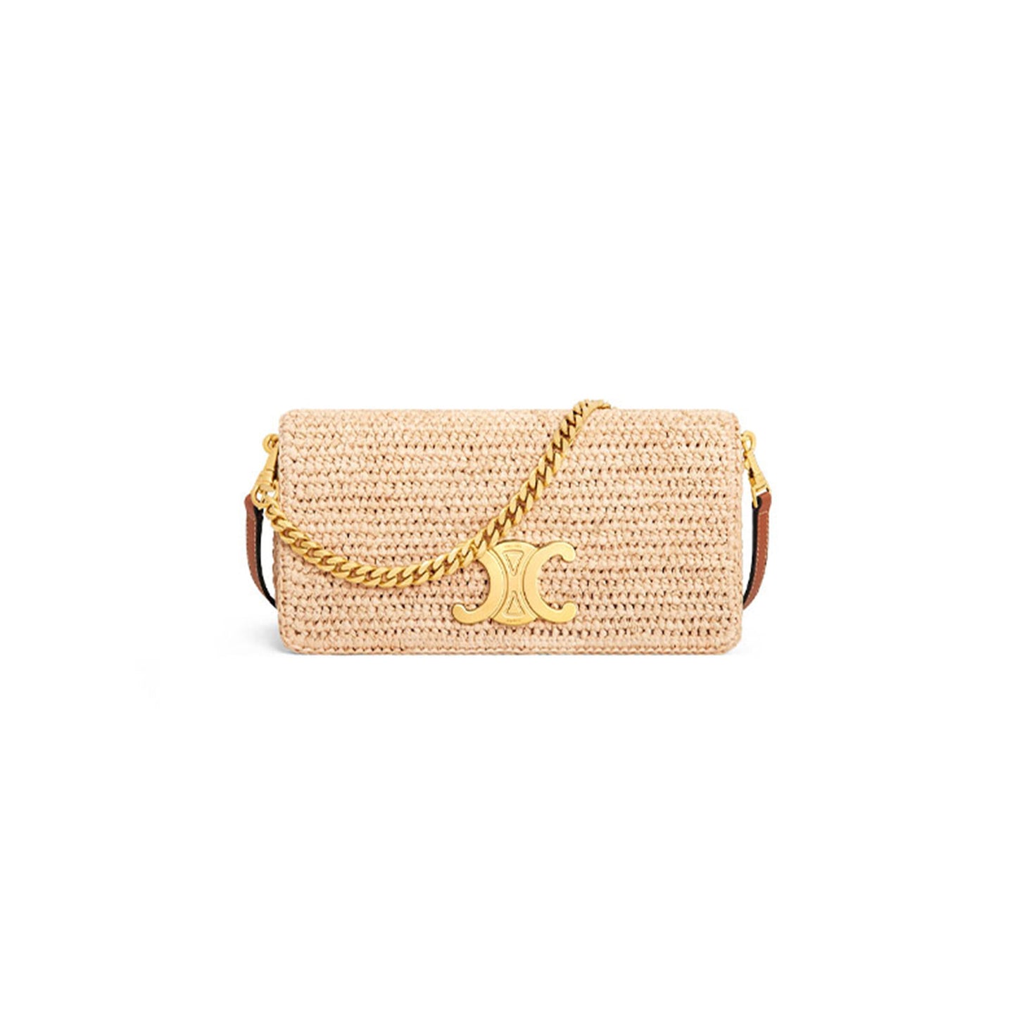 Ce1i*e multipochette in raffia 10m432fwi.02nt (23*11*4cm)