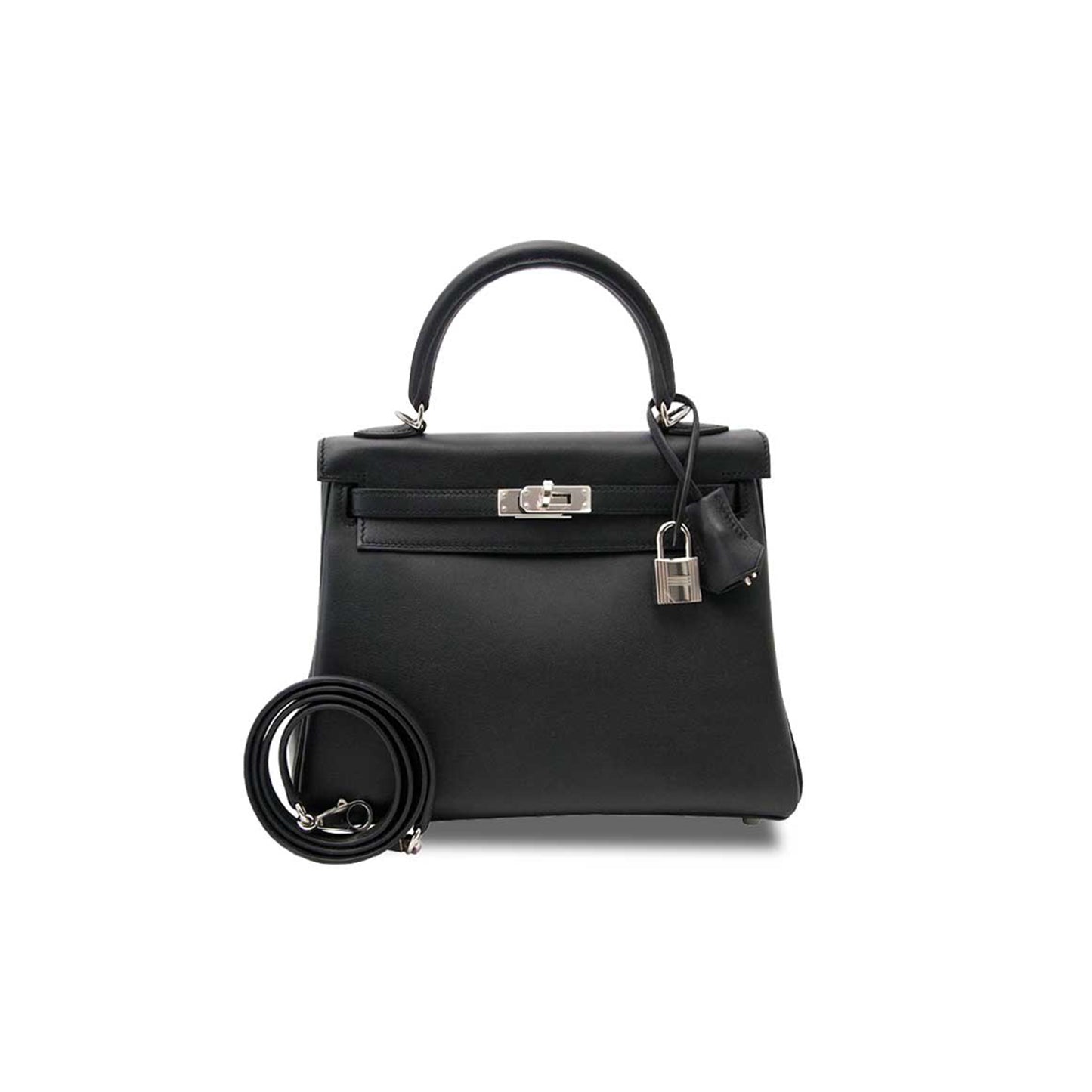 H**mes master kelly 25 black swift (25*17*7cm)