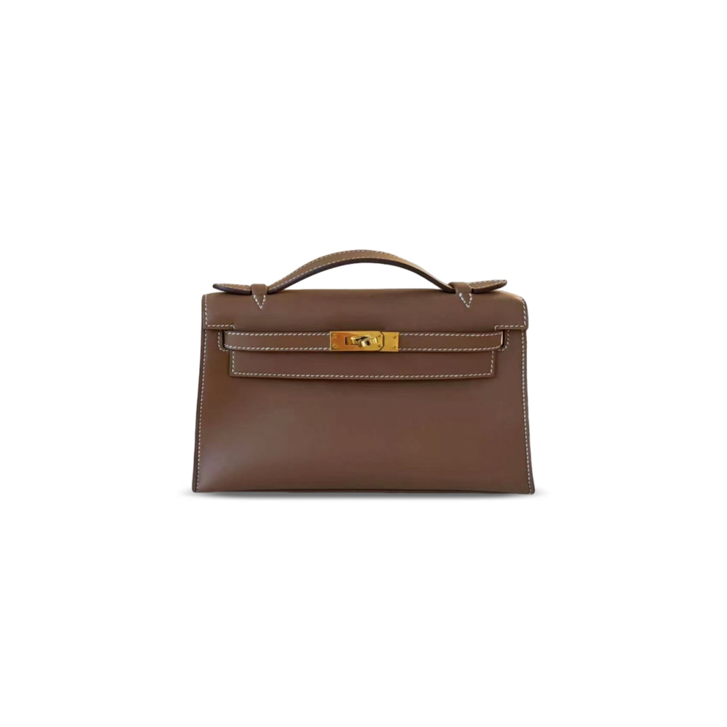 H**me5 kelly pochette box gold hardware (22*14*7cm)